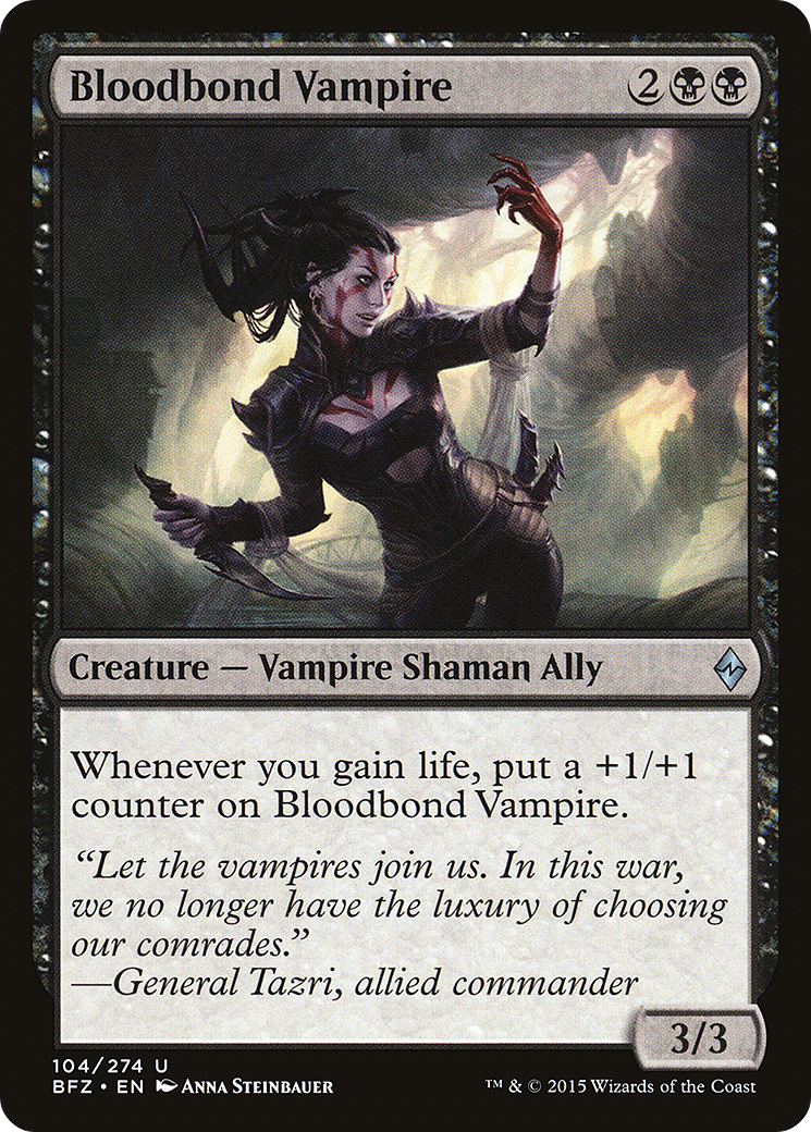 Bloodbond Vampire (BFZ) 104 - WZRD TCG