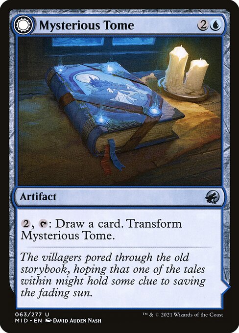 Mysterious Tome // Chilling Chronicle (Innistrad: Midnight Hunt 63) - WZRD TCG