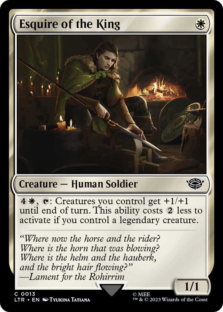 Esquire of the King (LTR) 13 - WZRD TCG