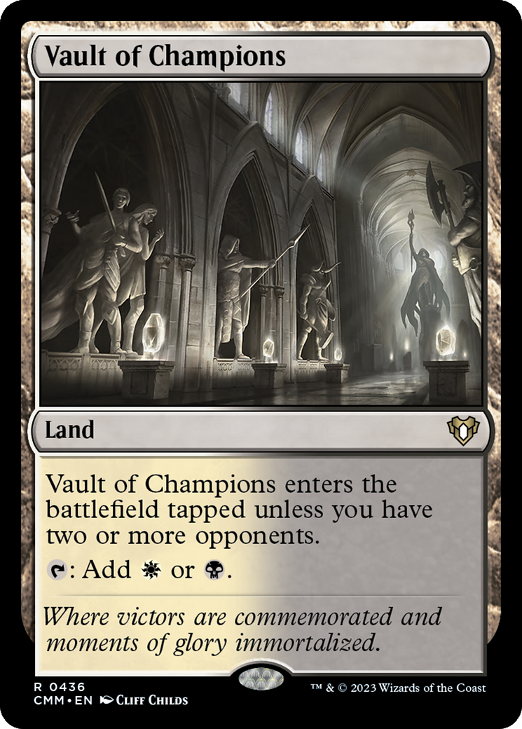Vault of Champions (CMM) 436 - WZRD TCG