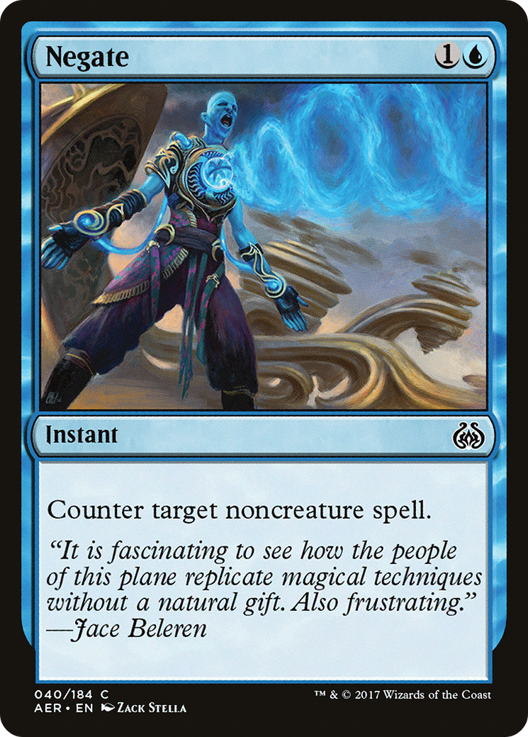 Negate (AER) 40 - WZRD TCG