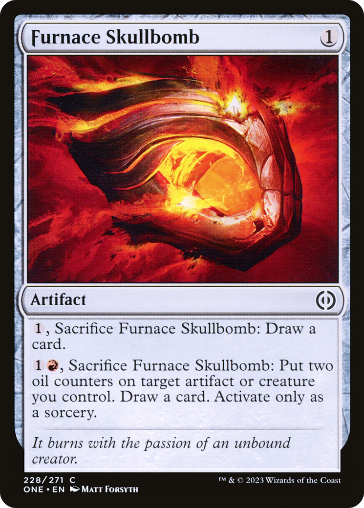 Furnace Skullbomb (ONE) 228 - WZRD TCG