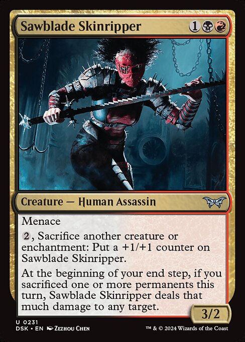 Sawblade Skinripper front