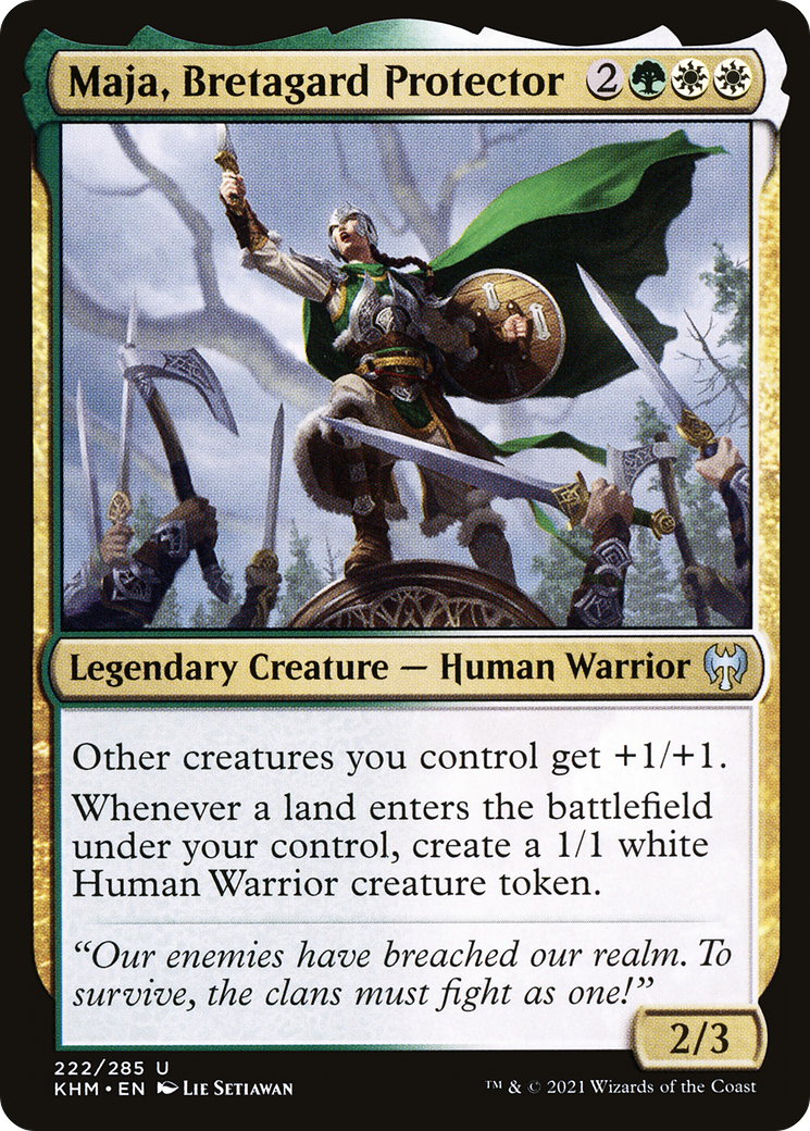 Maja, Bretagard Protector (KHM) 222 - WZRD TCG