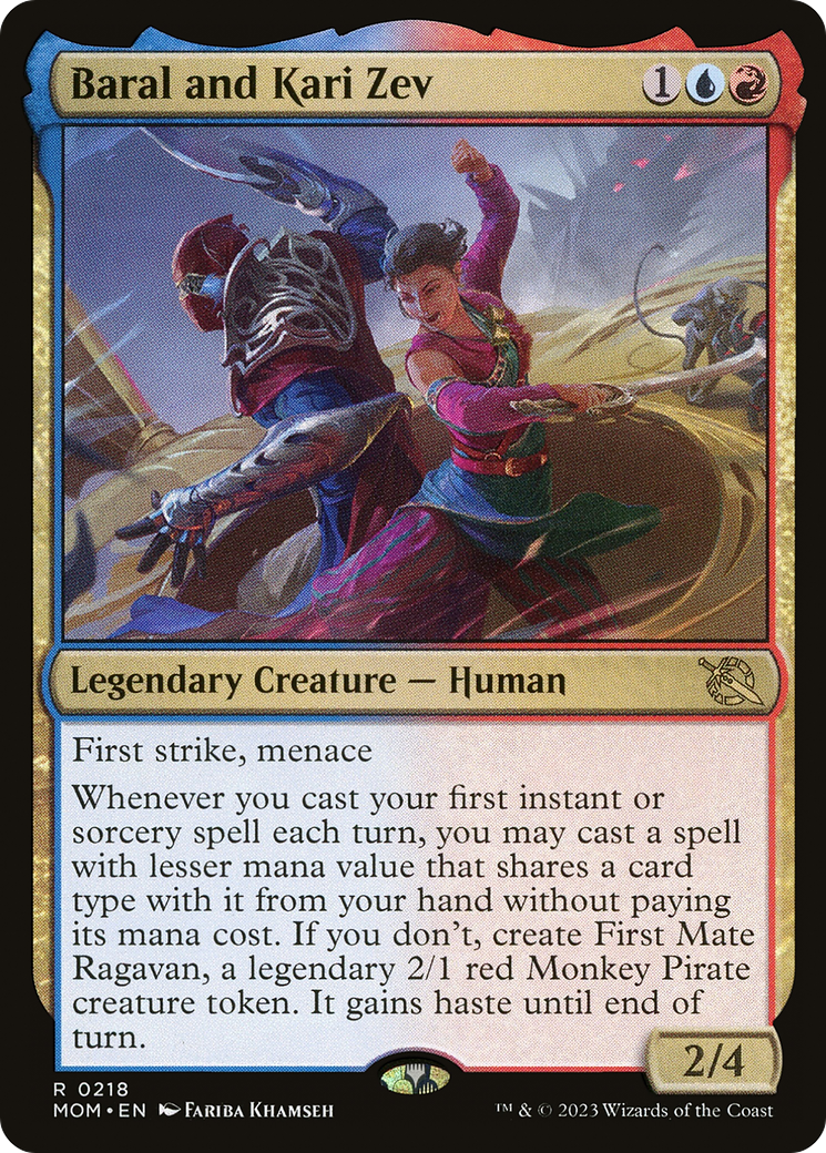 Baral and Kari Zev (MOM) 218 - WZRD TCG
