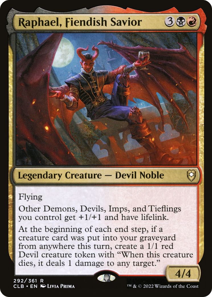 Raphael, Fiendish Savior (CLB) 292