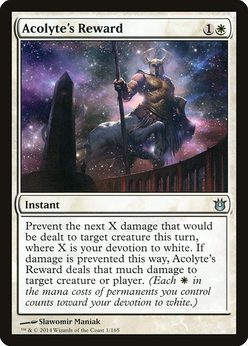 Acolyte's Reward front