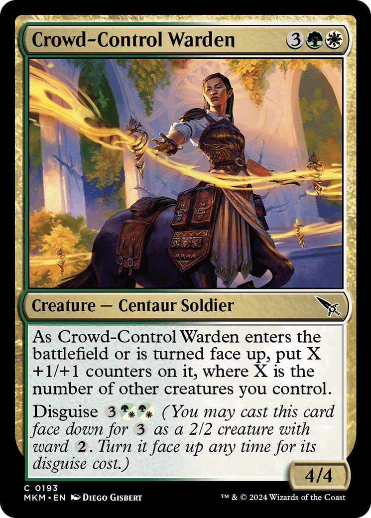 Crowd-Control Warden (MKM) 193 - WZRD TCG