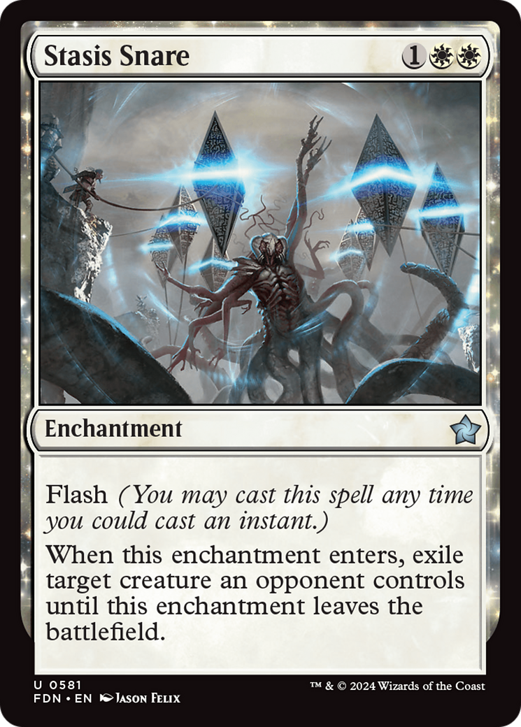 Stasis Snare (FDN) 581 - WZRD TCG