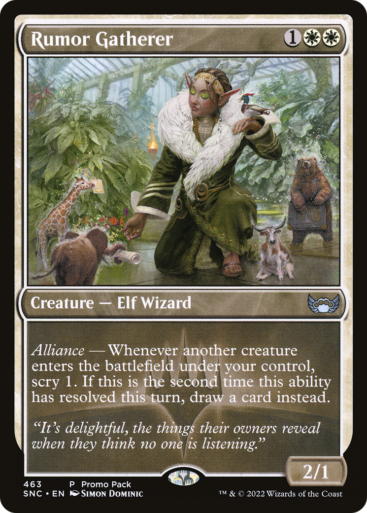 Rumor Gatherer (SNC) 463 - WZRD TCG