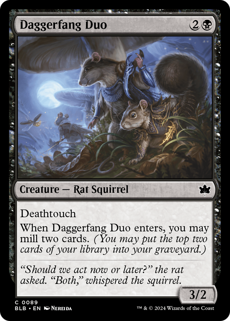 Daggerfang Duo (BLB) 89 - WZRD TCG
