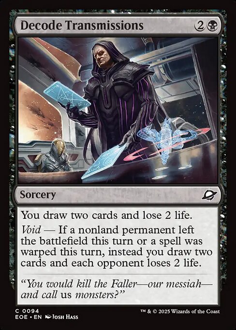 Decode Transmissions front