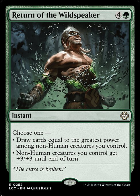 Return of the Wildspeaker front