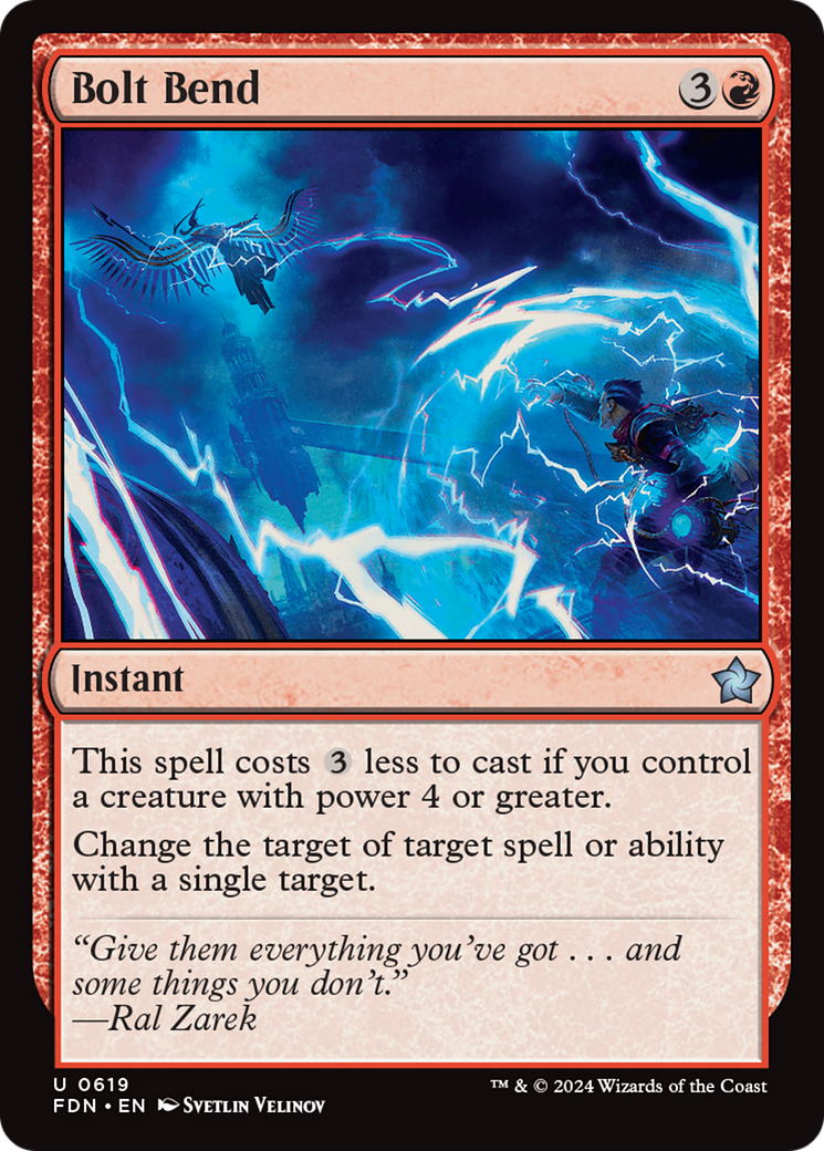 Bolt Bend (FDN) 619 - WZRD TCG