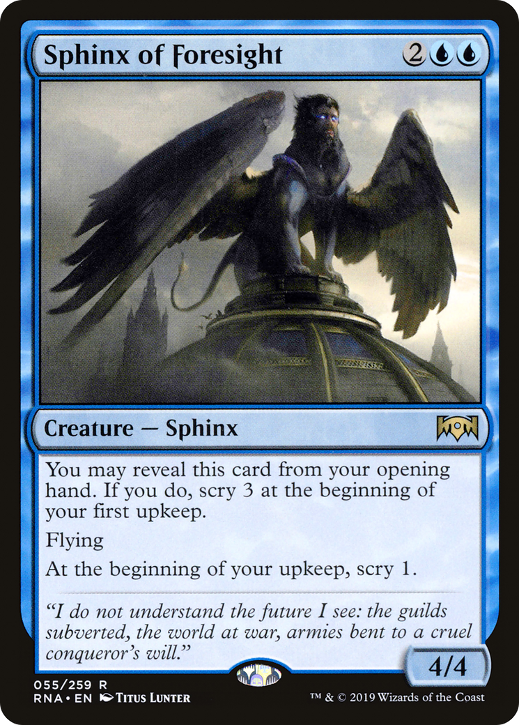 Sphinx of Foresight (RNA) 55