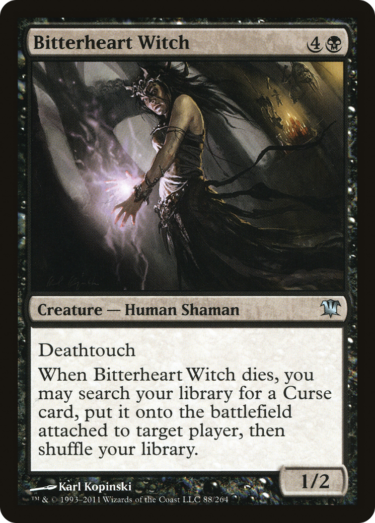 Bitterheart Witch (ISD) 88 - WZRD TCG