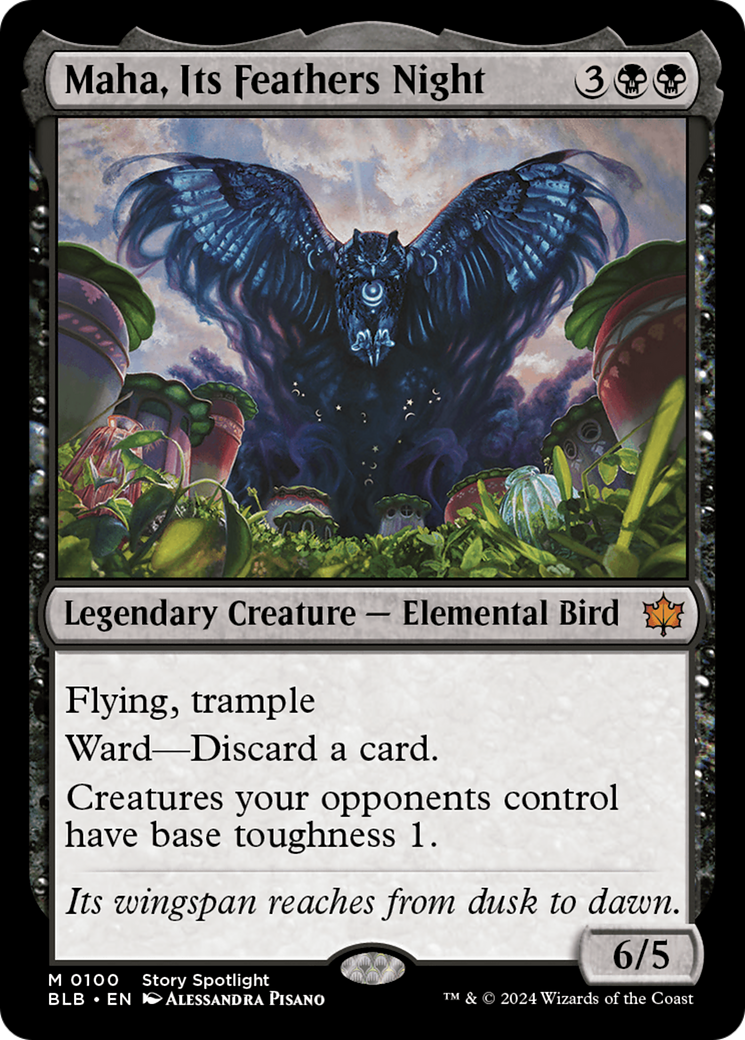 Maha, Its Feathers Night (BLB) 100