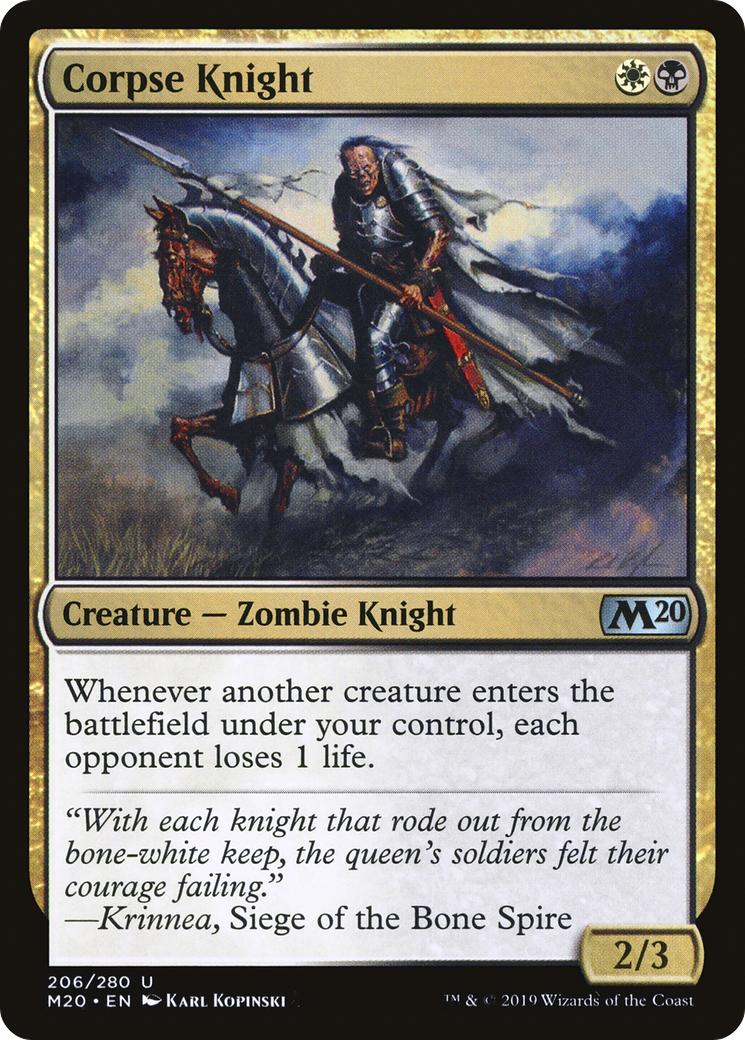 Corpse Knight (M20) 206† - WZRD TCG