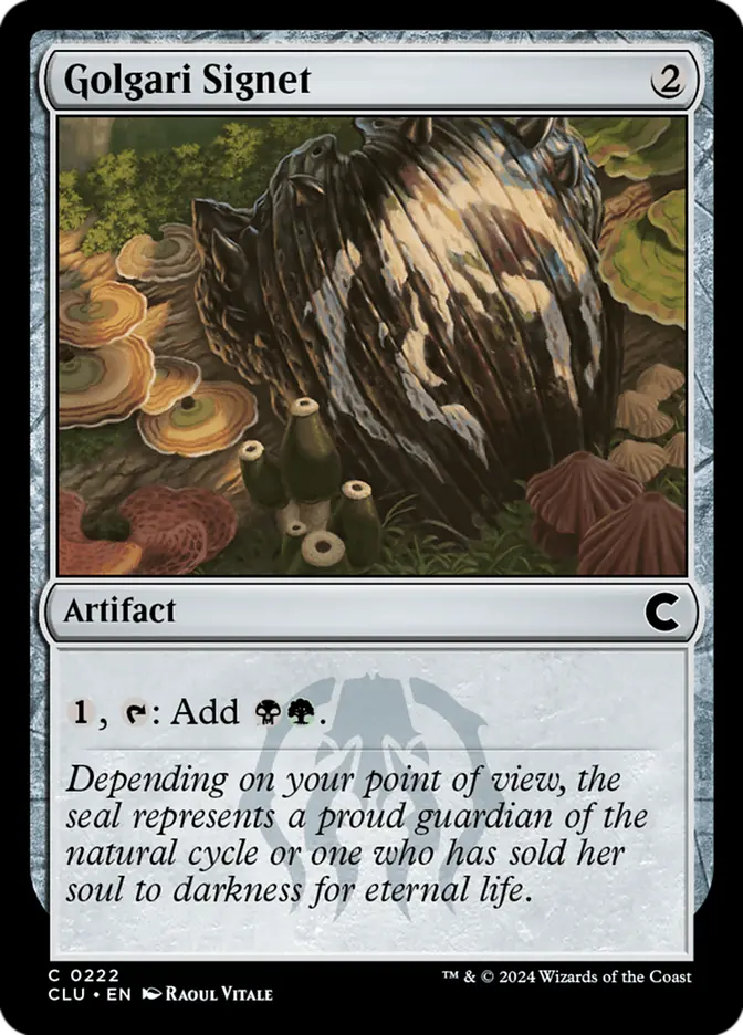 Golgari Signet (CLU) 222