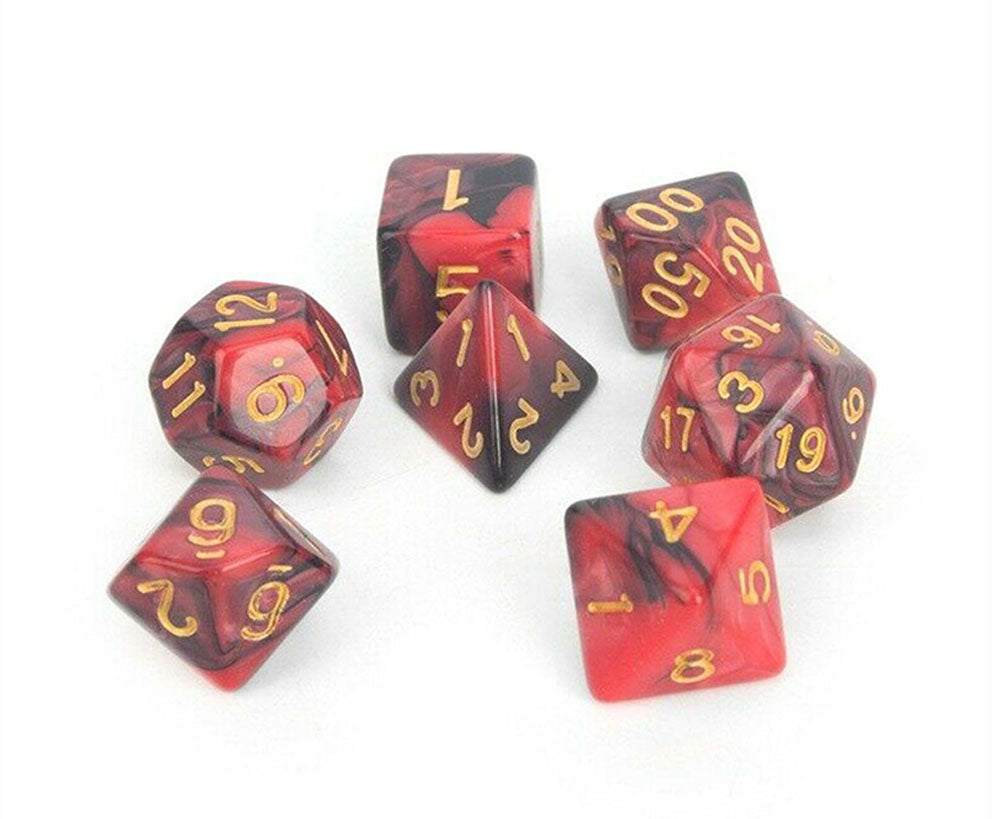 D&D - Colour Swirl - Black/Red - WZRD TCG