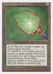 Green Mana Battery (4ED) 323 - WZRD TCG