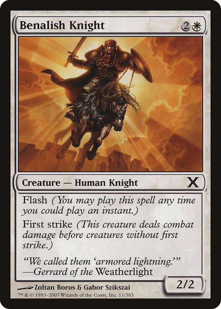 Benalish Knight (10E) 11 - WZRD TCG