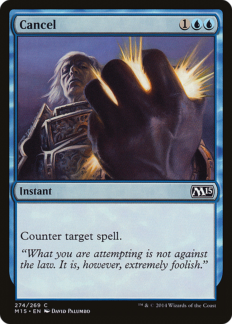 Cancel (M15) 274