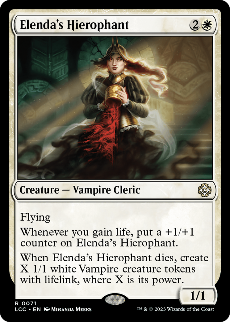 Elenda's Hierophant (LCC) 71 - WZRD TCG
