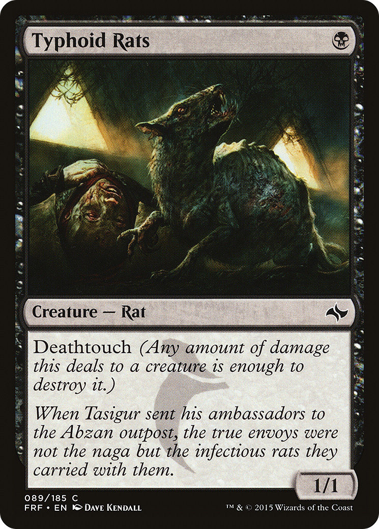 Typhoid Rats (FRF) 89 - WZRD TCG