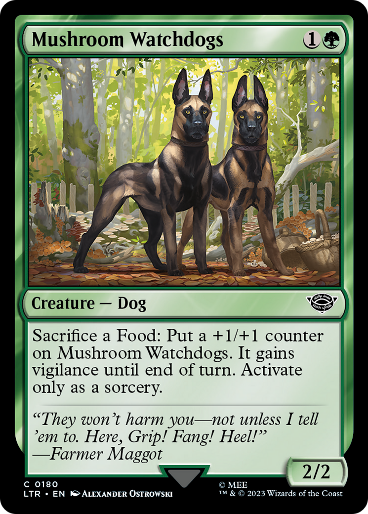 Mushroom Watchdogs (LTR) 180 - WZRD TCG