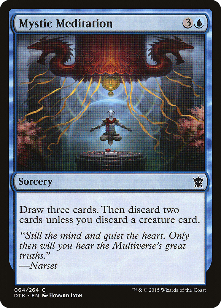 Mystic Meditation (DTK) 64 - WZRD TCG