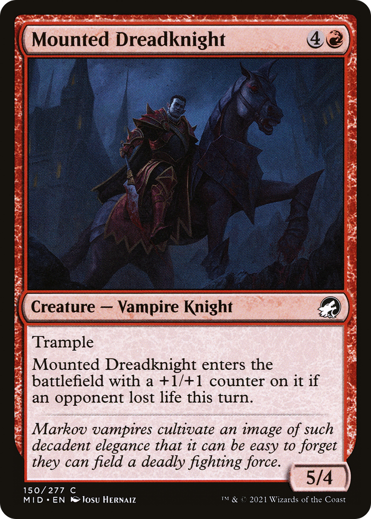 Mounted Dreadknight (MID) 150 - WZRD TCG