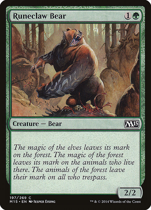 Runeclaw Bear front