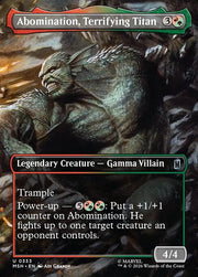 Abomination, Terrifying Titan
