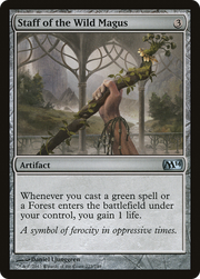 Staff of the Wild Magus (M14) 223 - WZRD TCG