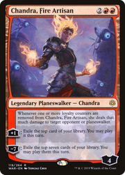 Chandra, Fire Artisan (WAR) 119 - WZRD TCG