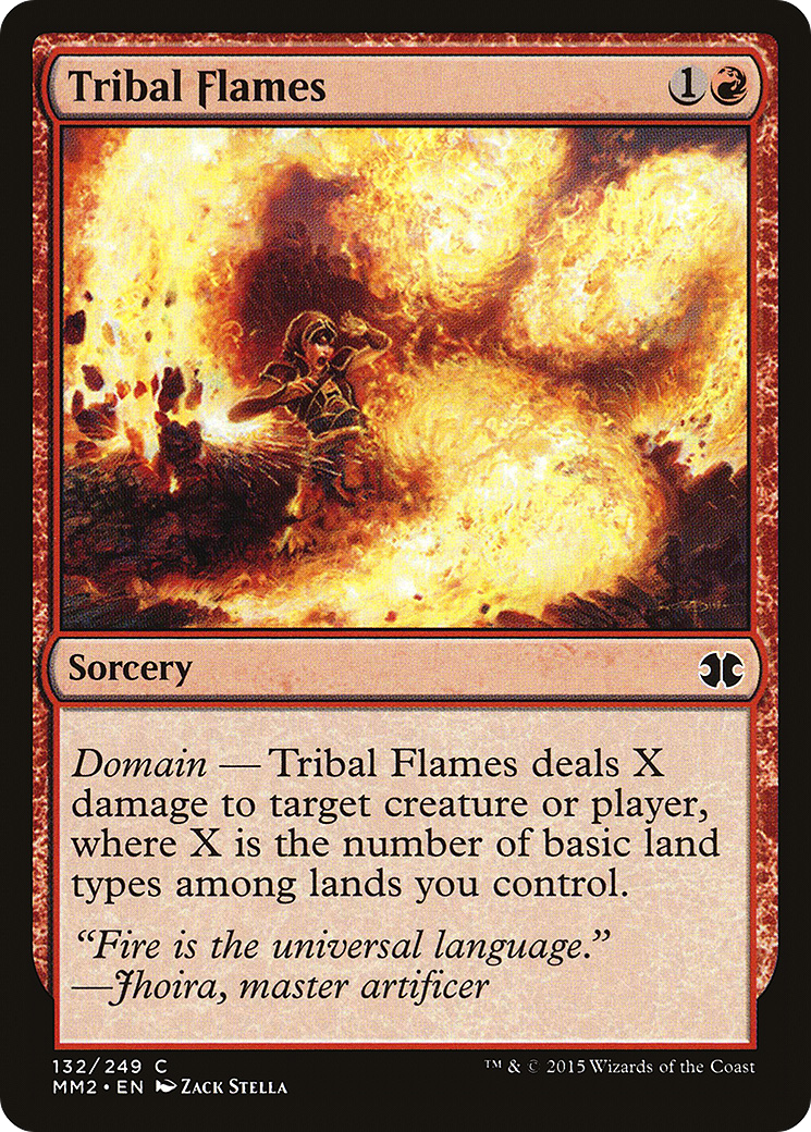 Tribal Flames (MM2) 132 - WZRD TCG