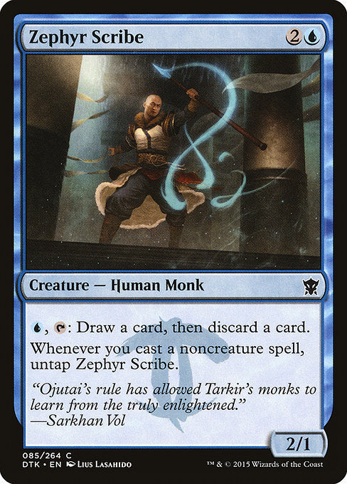 Zephyr Scribe front