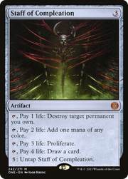 Staff of Compleation (ONE) 242 - WZRD TCG