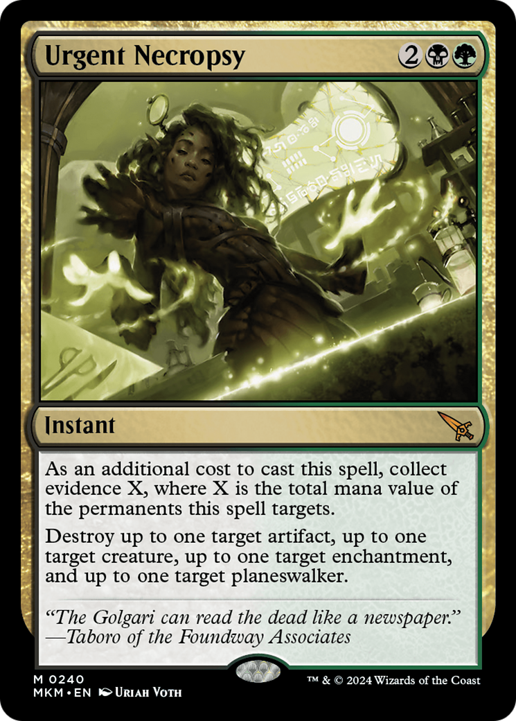 Urgent Necropsy (MKM) 240 - WZRD TCG