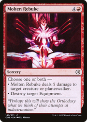 Molten Rebuke (ONE) 141 - WZRD TCG
