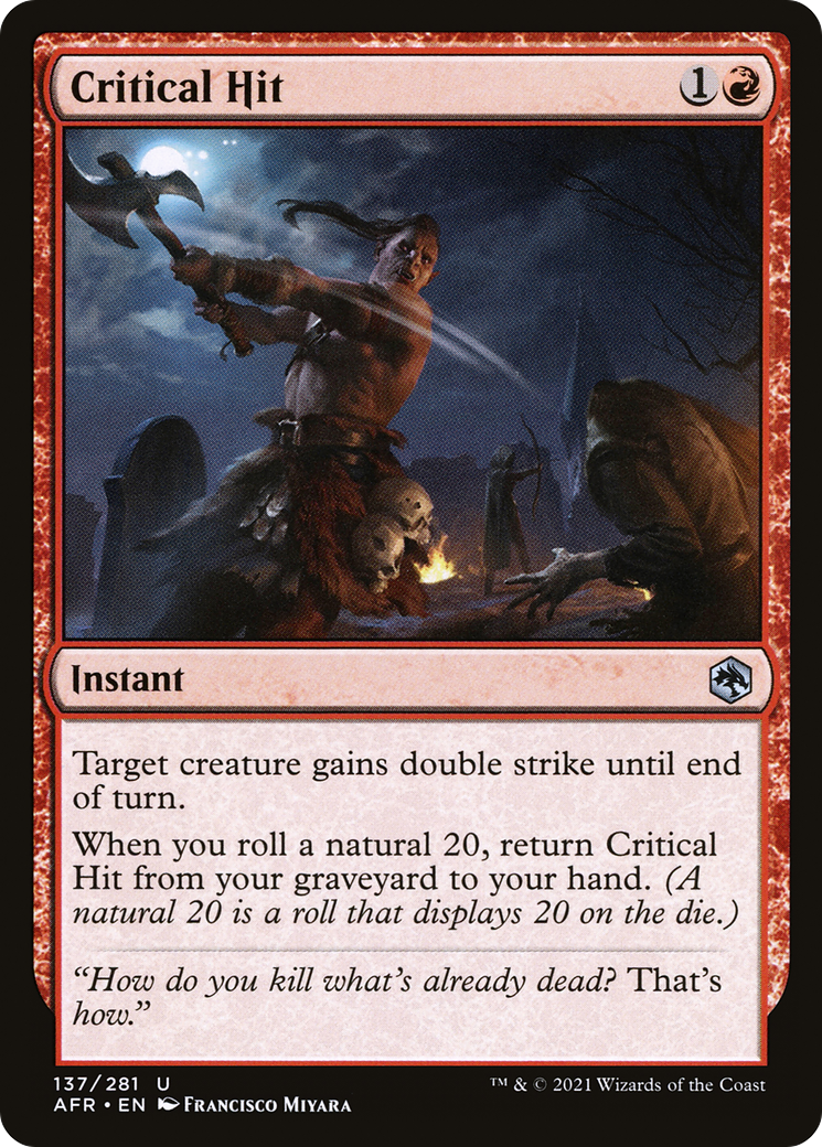 Critical Hit (AFR) 137