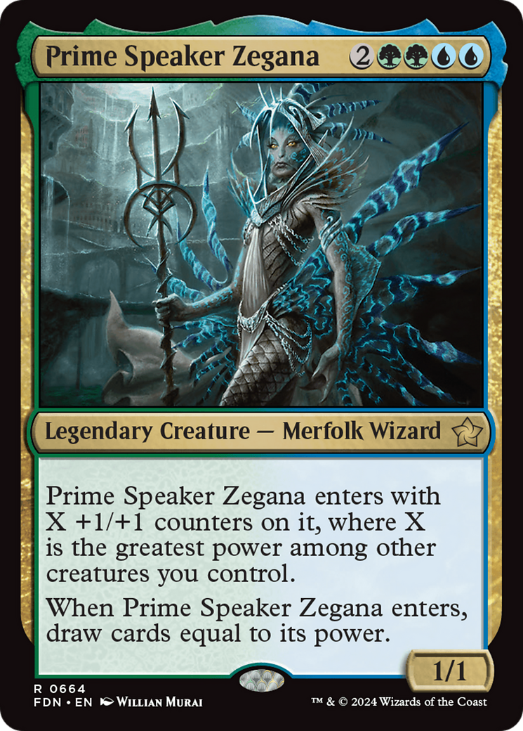 Prime Speaker Zegana (FDN) 664 - WZRD TCG