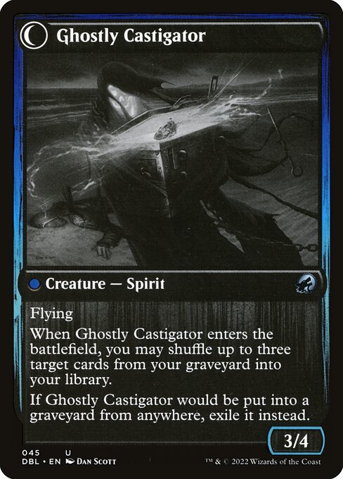 Covetous Castaway // Ghostly Castigator (Back)