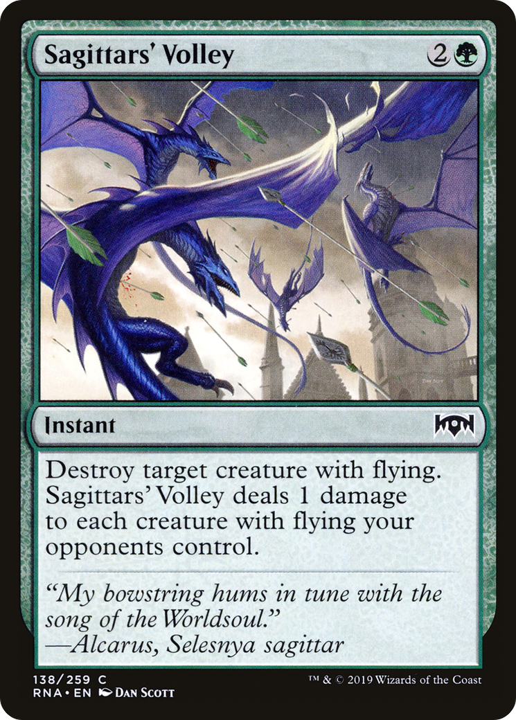 Sagittars' Volley (RNA) 138 - WZRD TCG