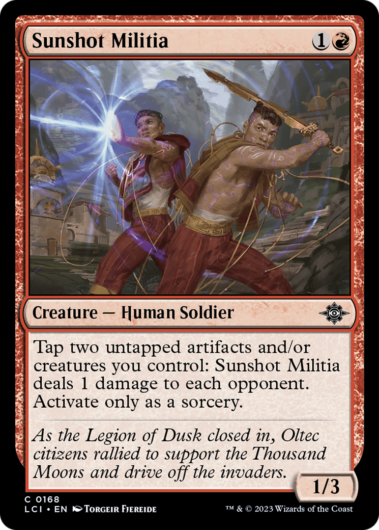 Sunshot Militia (LCI) 168 - WZRD TCG