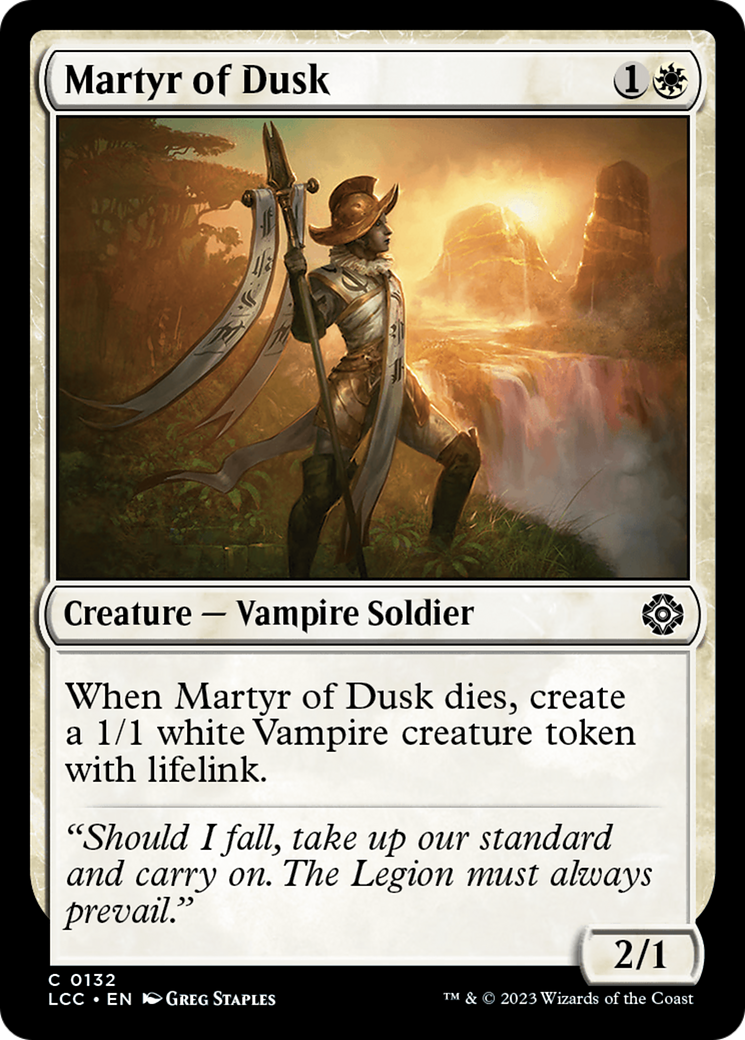 Martyr of Dusk (LCC) 132 - WZRD TCG