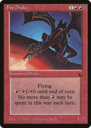 Fire Drake (DRK) 62 - WZRD TCG
