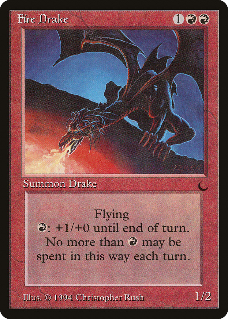 Fire Drake (DRK) 62 - WZRD TCG