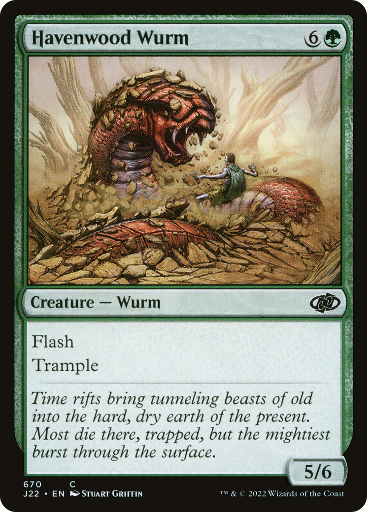 Havenwood Wurm (J22) 670 - WZRD TCG